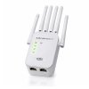 Qoltec Wzmacniacz sygnału WiFi | Repeater | Access Point | 300Mb/s | 6  anten | 2xRJ45